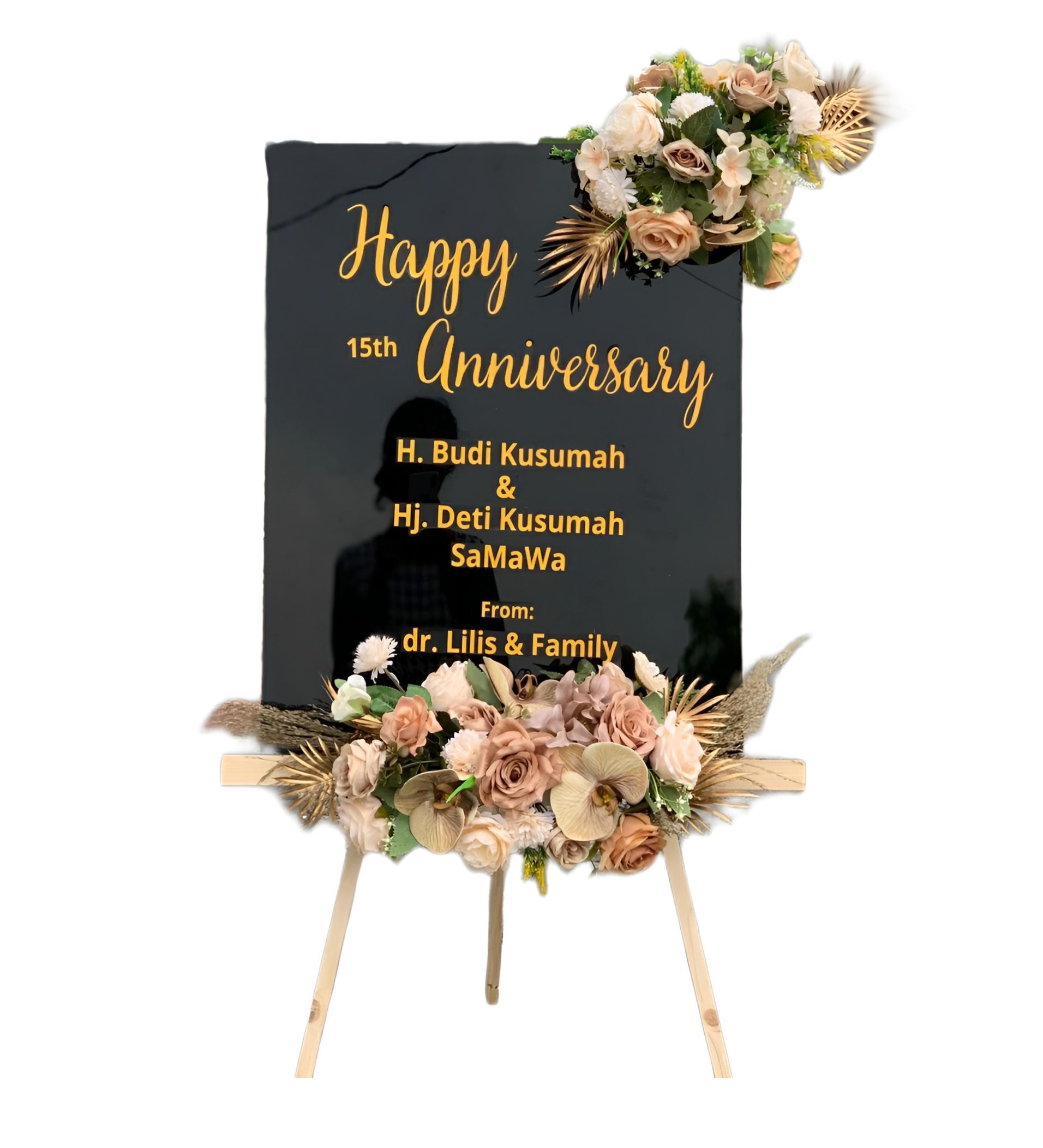 Papan Bunga Akrilik Imogiri